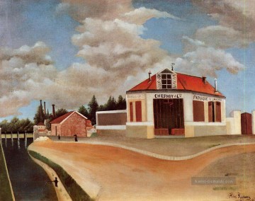  mit - Die Stuhlfabrik in alfortville 1 Henri Rousseau Post Impressionismus Naive Primitivismus